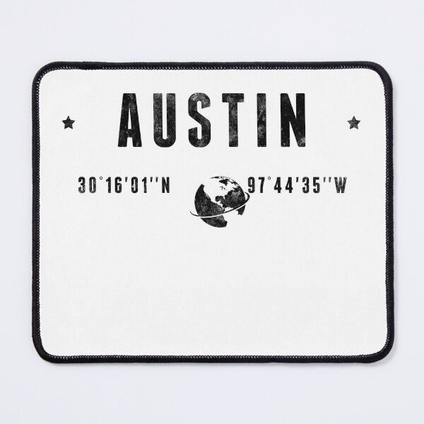 Item preview, Austin Texas Global Coordinates Map designed and sold by capricedefille.