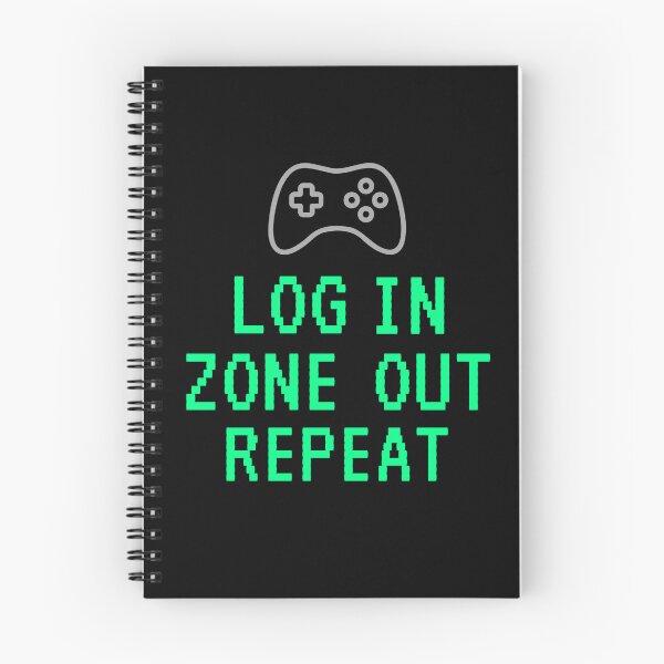 Item preview, Log In Zone Out Repeat – Gamer Life Pixel Art Design designed and sold by Rocklights.