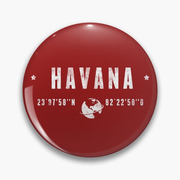 Item preview, Havana Cuba Global Coordinates Map designed and sold by capricedefille.