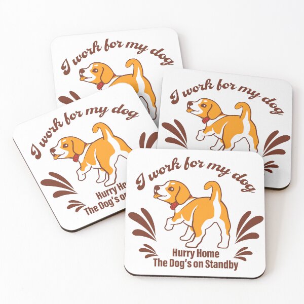 Item preview, Working Hard for My Dog – Funny Dog Lover Quote Design_WH designed and sold by AckeeWolf.