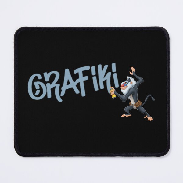 Item preview, Grafiki the Graffiti Artist – Funny Rafiki Street Art Parody designed and sold by GingerLabz.