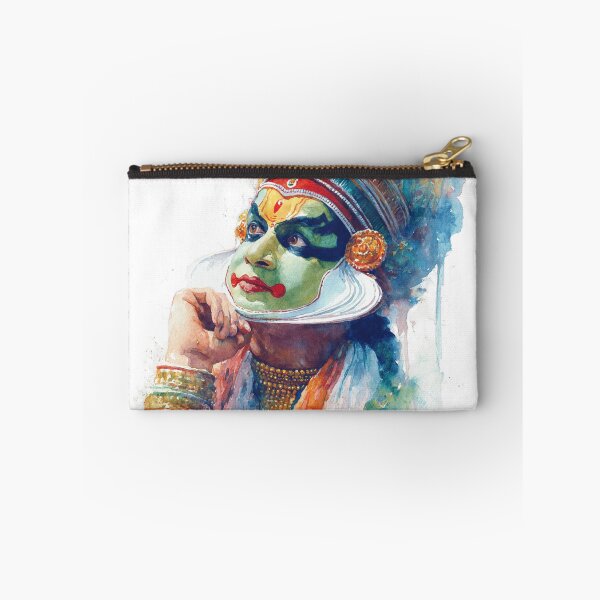 Item preview, Watercolor Kathakali Dancer designed and sold by NAIRVANA.