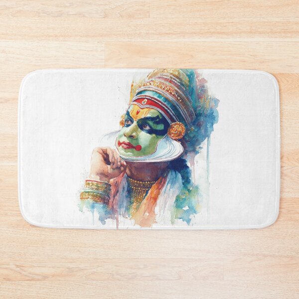 Item preview, Watercolor Kathakali Dancer designed and sold by NAIRVANA.