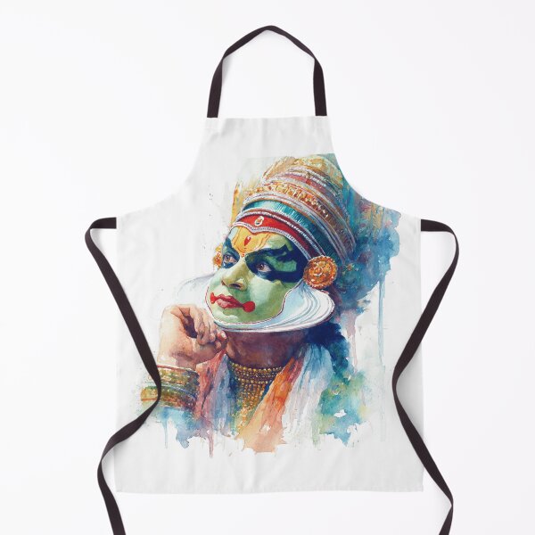 Item preview, Watercolor Kathakali Dancer designed and sold by NAIRVANA.