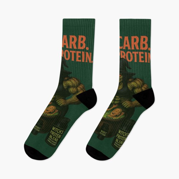 Item preview, Low Carb. High Protein. – Halloween Horror Dark Humor Witch Fitness Parody Artwork designed and sold by SablePL.
