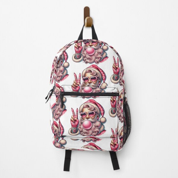 Item preview, Retro Santa Bubble Gum | Santa Christmas Blowing Bubble designed and sold by PixelBlooming.