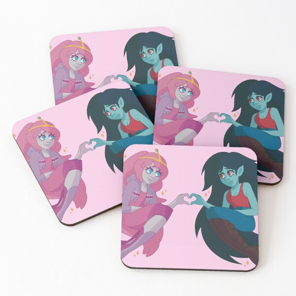 Item preview, Adventure Time Bubbline Marceline and Princess Bubblegum designed and sold by birdtoothmusic.
