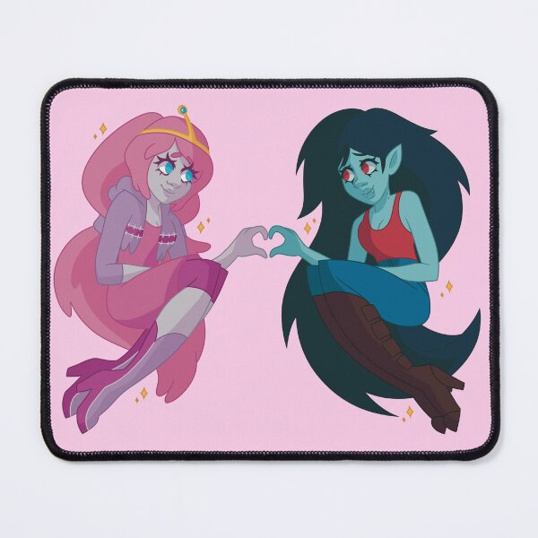 Item preview, Adventure Time Bubbline Marceline and Princess Bubblegum designed and sold by birdtoothmusic.