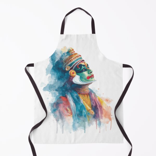 Item preview, Watercolor Kathakali Dancer designed and sold by NAIRVANA.