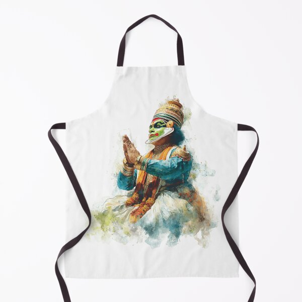 Item preview, Watercolor Kathakali Dancer designed and sold by NAIRVANA.
