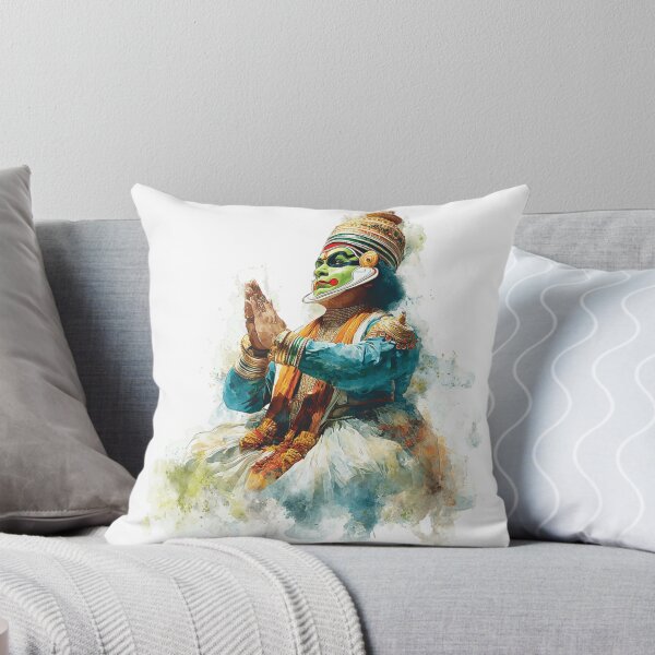 Item preview, Watercolor Kathakali Dancer designed and sold by NAIRVANA.
