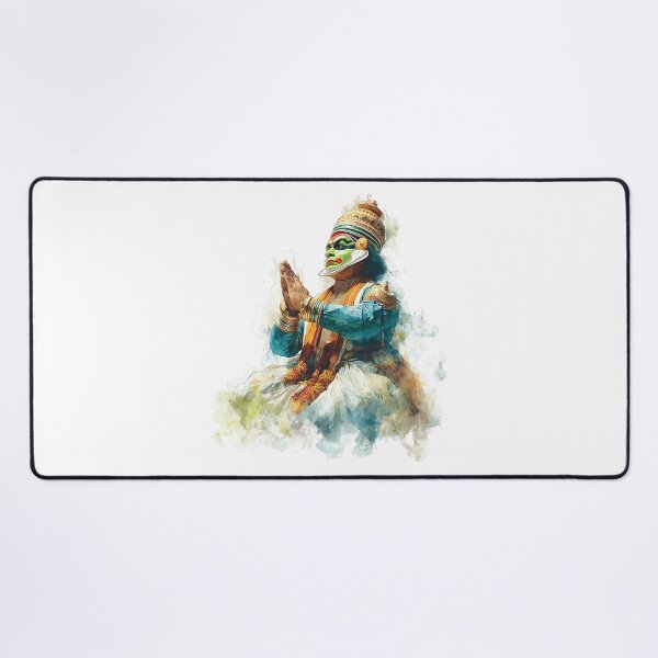 Item preview, Watercolor Kathakali Dancer designed and sold by NAIRVANA.