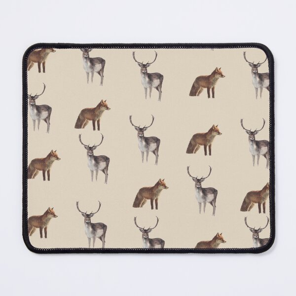 Item preview, Deer and Fox Pattern designed and sold by NicolasGlowArt.