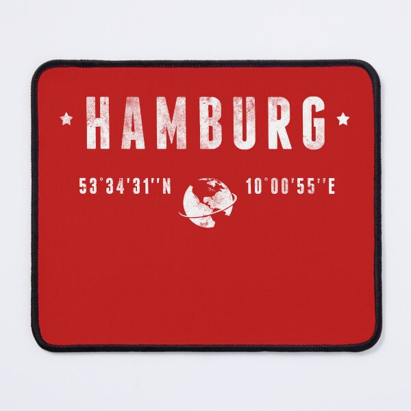 Item preview, Hamburg Germany Global Coordinates Map designed and sold by capricedefille.