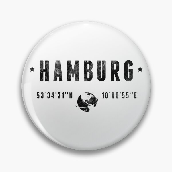 Item preview, Hamburg Germany Global Coordinates Map designed and sold by capricedefille.