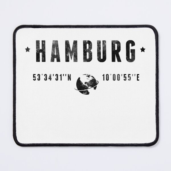 Item preview, Hamburg Germany Global Coordinates Map designed and sold by capricedefille.