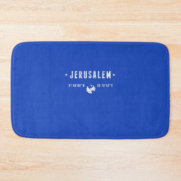 Item preview, Jerusalem Israel Global Coordinates Map designed and sold by capricedefille.