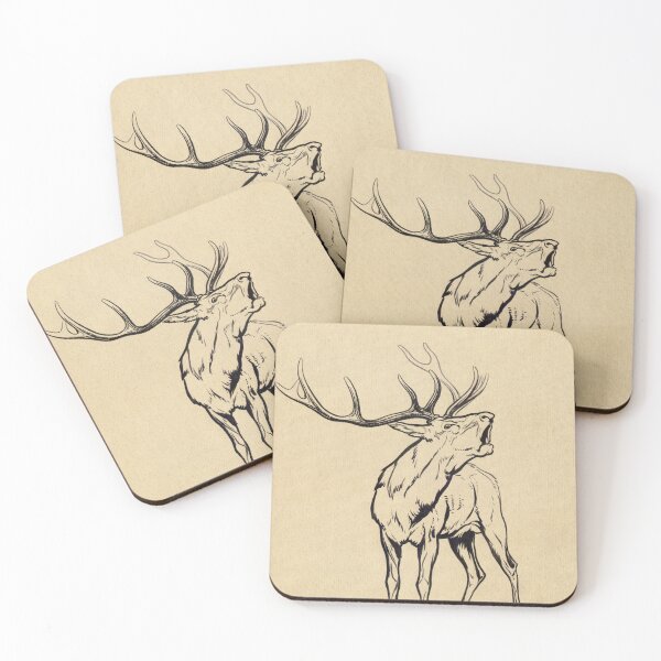 Item preview, Red deer bellowing designed and sold by SakalDesign.