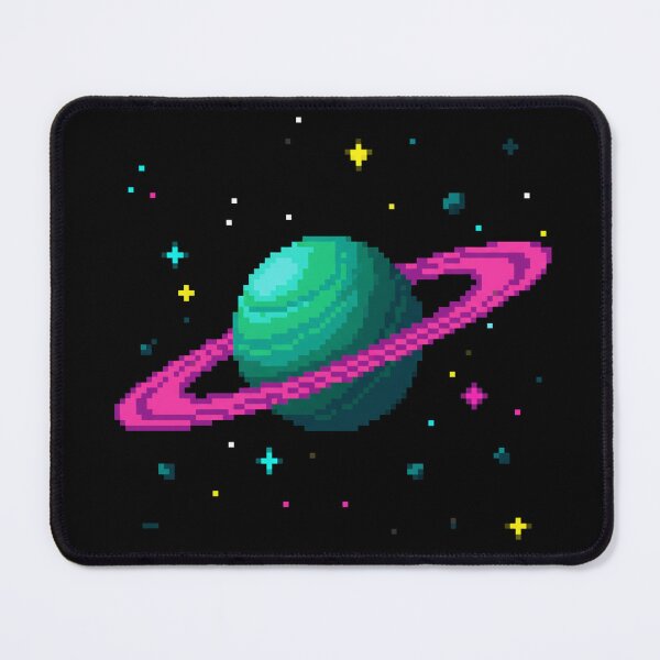 Item preview, Pixel Planet in Retro 8bit Style designed and sold by 0606PM.