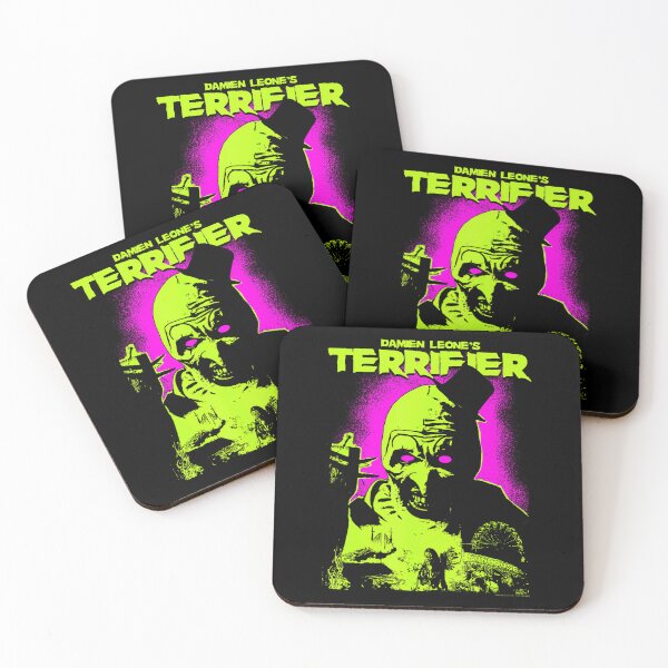 Item preview, Terrifier Glowing Eyes Art Neon Poster Horror designed and sold by AsiaStokes.
