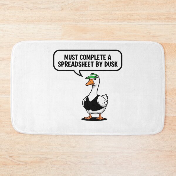 Item preview, Spreadsheet Goose Deadline Humor Office designed and sold by k3rstman1.