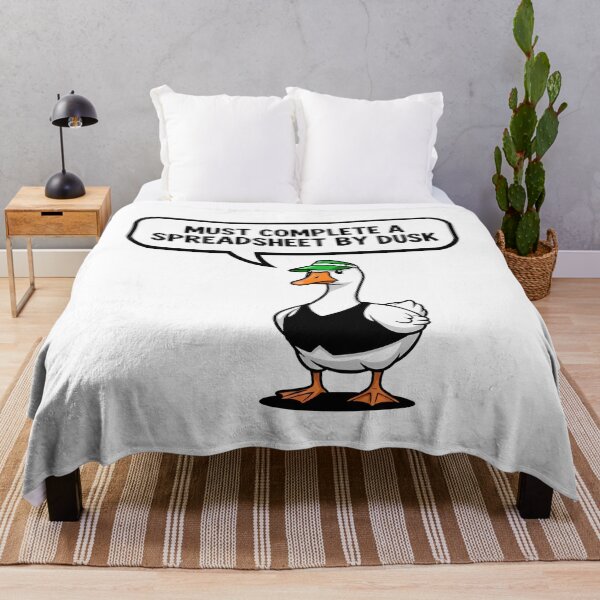 Item preview, Spreadsheet Goose Deadline Humor Office designed and sold by k3rstman1.