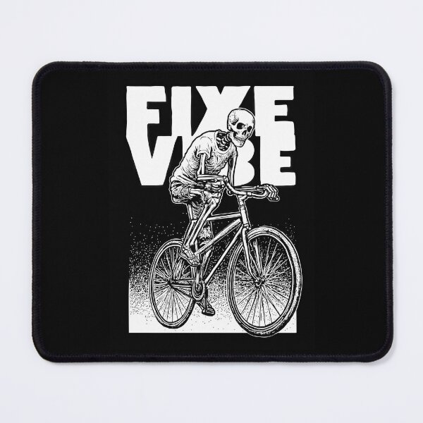 Item preview, FIXIE VIBE – Skeleton Fixed Gear Rider | Punk Skate Cycling Art designed and sold by Absyntart.