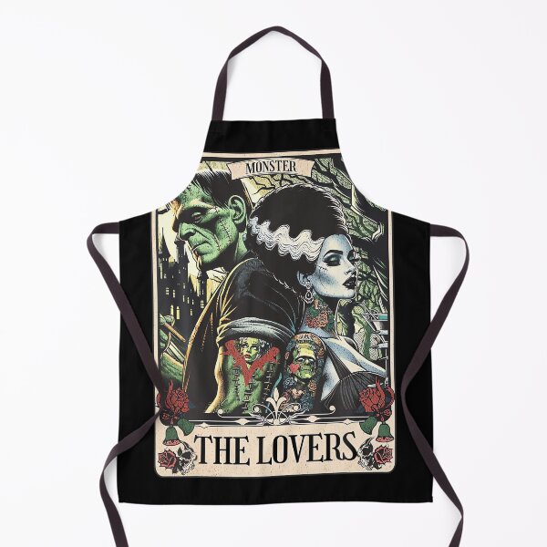 Item preview, The Monster Frankenstein And Bride The Lovers Tarot Card designed and sold by AsiaStokes.