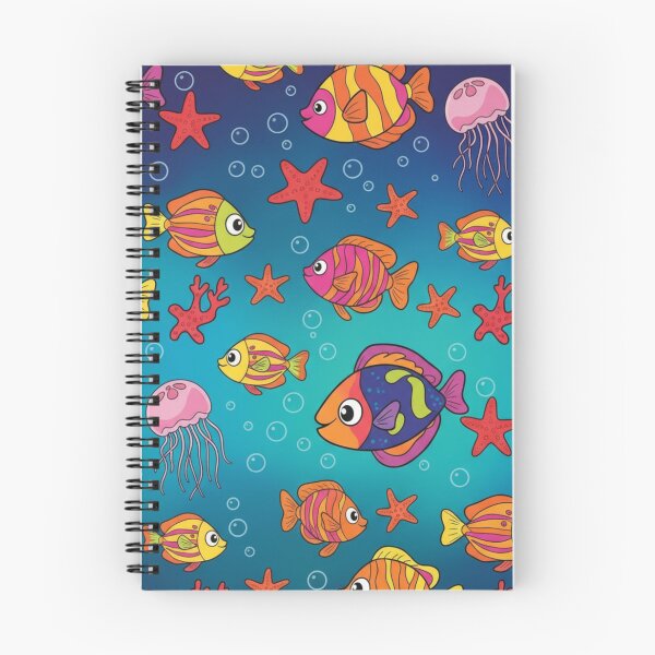Item preview, Colorful Fish and Sea Life Pattern designed and sold by CARTOON CRAZE.