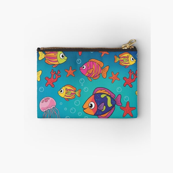 Item preview, Colorful Fish and Sea Life Pattern designed and sold by CARTOON CRAZE.