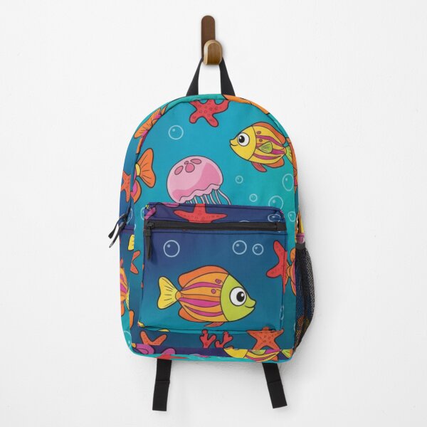 Item preview, Colorful Fish and Sea Life Pattern designed and sold by CARTOON CRAZE.