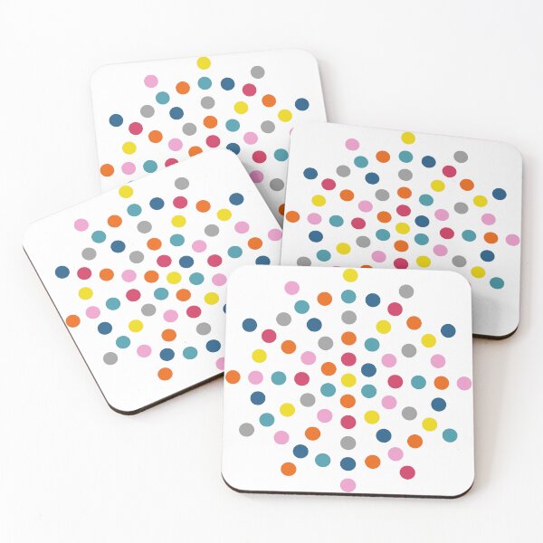 Item preview, Rainbow Polka Dot Circle designed and sold by Shapes-Mania.