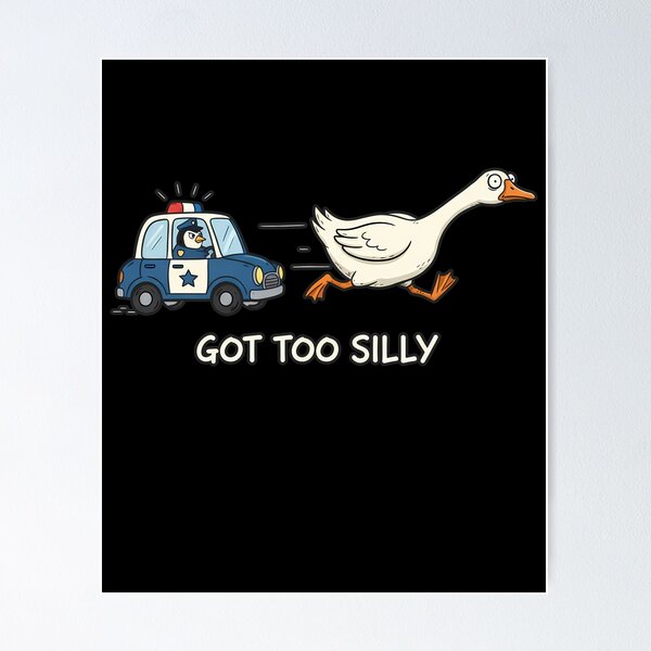 Item preview, Got Too Silly Goose Funny Penguin Police designed and sold by k3rstman1.