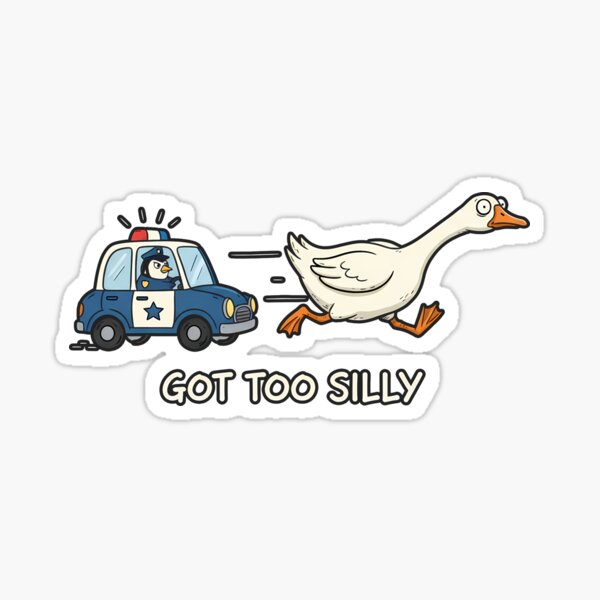 Item preview, Got Too Silly Goose Funny Penguin Police designed and sold by k3rstman1.