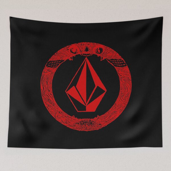 Item preview, Red Crystal Stone Inside a Patterned Circle designed and sold by Orinoriant.