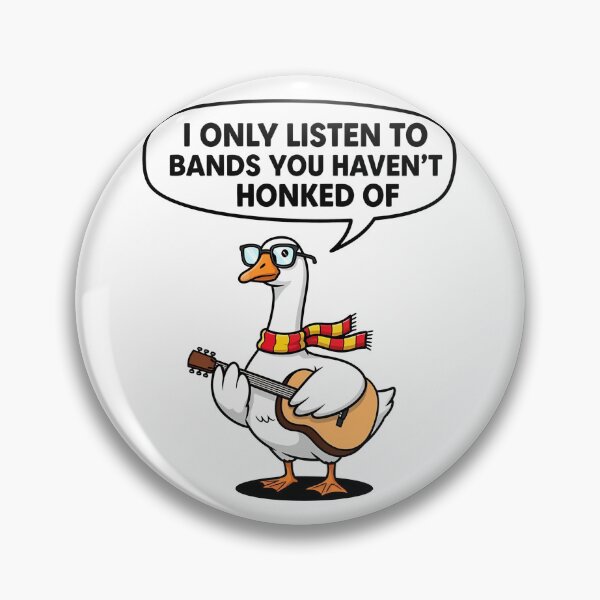 Item preview, Hipster Goose Guitar Honked Of Indie designed and sold by k3rstman1.