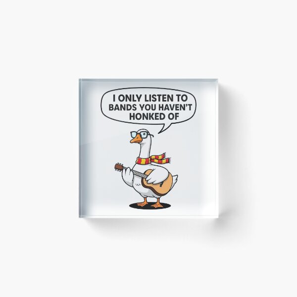 Item preview, Hipster Goose Guitar Honked Of Indie designed and sold by k3rstman1.