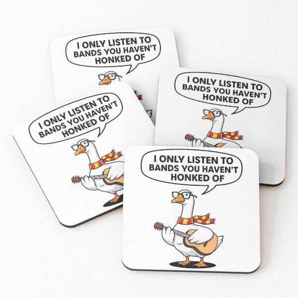 Item preview, Hipster Goose Guitar Honked Of Indie designed and sold by k3rstman1.