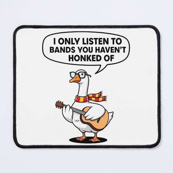 Item preview, Hipster Goose Guitar Honked Of Indie designed and sold by k3rstman1.
