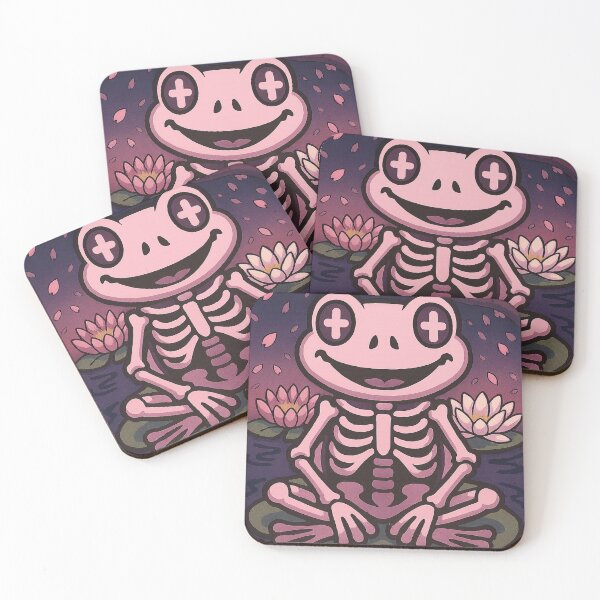 Item preview, Cute Skeleton Frog – Spooky Adorable Halloween Design designed and sold by ArtificialAce.