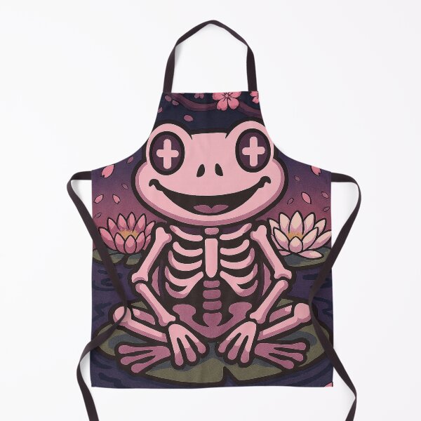 Item preview, Cute Skeleton Frog – Spooky Adorable Halloween Design designed and sold by ArtificialAce.