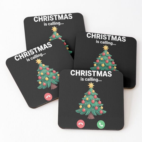 Item preview, Christmas is Calling Funny Christmas Tree Xmas Holiday designed and sold by VladoZork.
