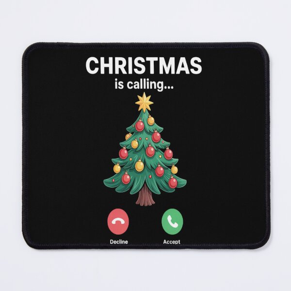 Item preview, Christmas is Calling Funny Christmas Tree Xmas Holiday designed and sold by VladoZork.