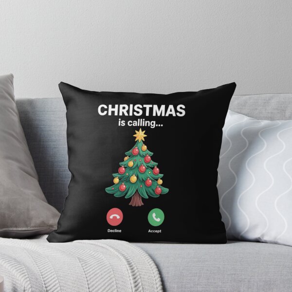 Item preview, Christmas is Calling Funny Christmas Tree Xmas Holiday designed and sold by VladoZork.