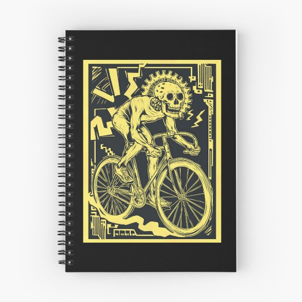 Item preview, FIXIE VIBE – Skeleton Fixed Gear Rider | Punk Skate Cycling Art designed and sold by Absyntart.