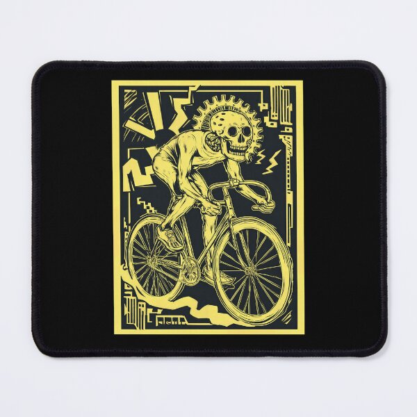 Item preview, FIXIE VIBE – Skeleton Fixed Gear Rider | Punk Skate Cycling Art designed and sold by Absyntart.