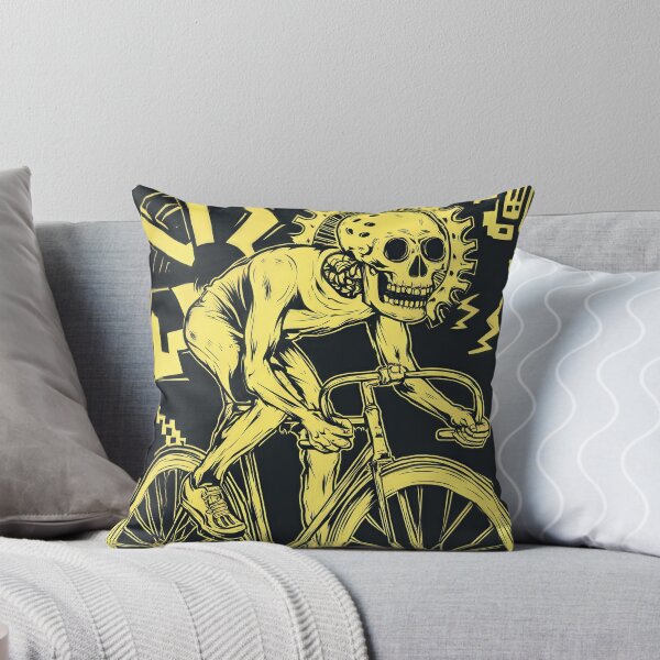 Item preview, VIBRA FIXIE – Ciclista de piñón fijo esqueleto | Arte ciclista punk skate designed and sold by Absyntart.
