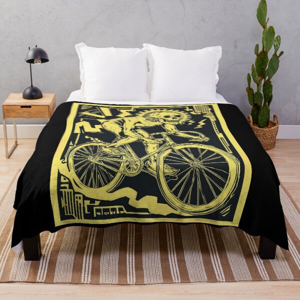 Item preview, FIXIE VIBE – Skeleton Fixed Gear Rider | Punk Skate Cycling Art designed and sold by Absyntart.