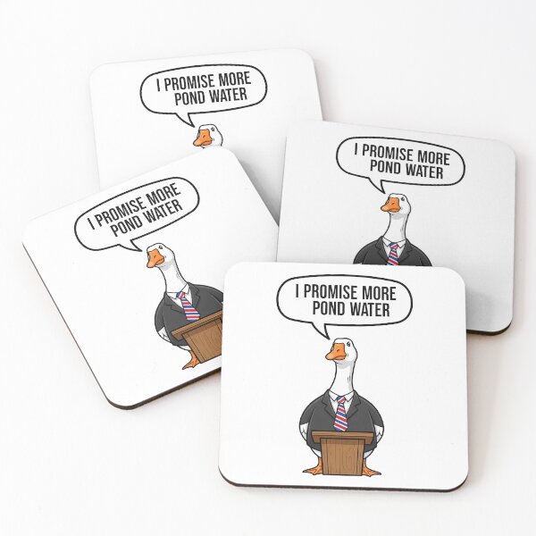 Item preview, Goose Politician Pond Water Promise designed and sold by k3rstman1.