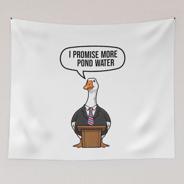 Item preview, Goose Politician Pond Water Promise designed and sold by k3rstman1.